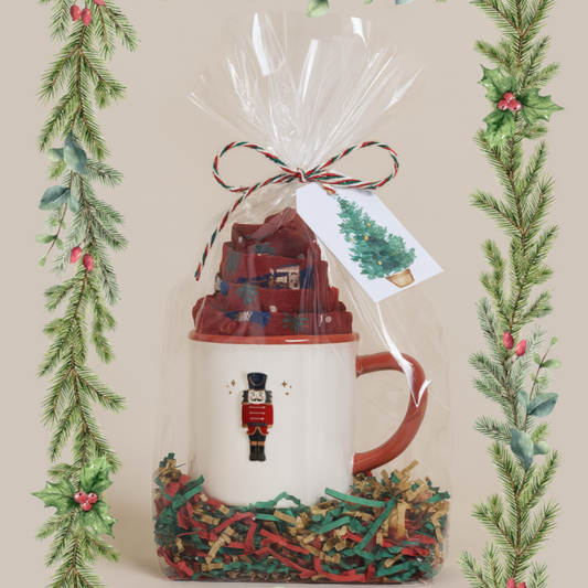 Nutcracker Christmas gift set White