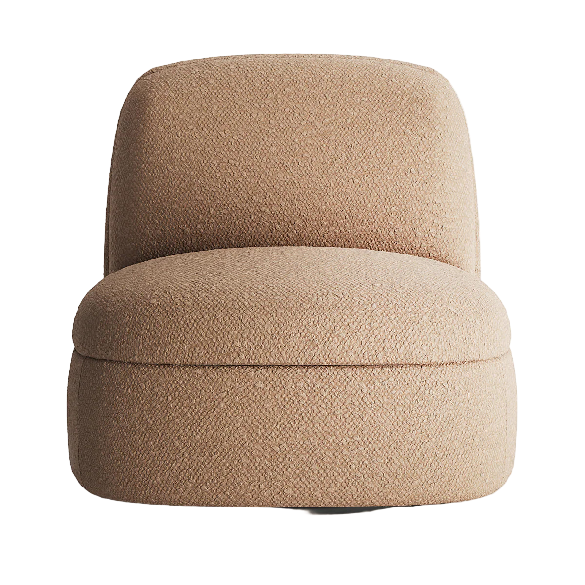 Puffy Upholstered Accent Armchair