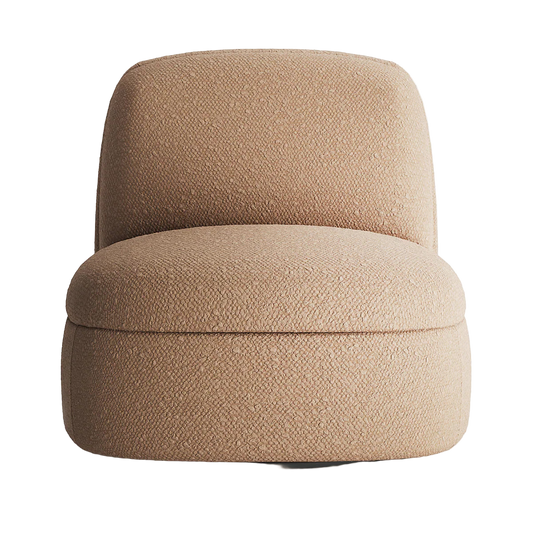 Puffy Upholstered Accent Armchair