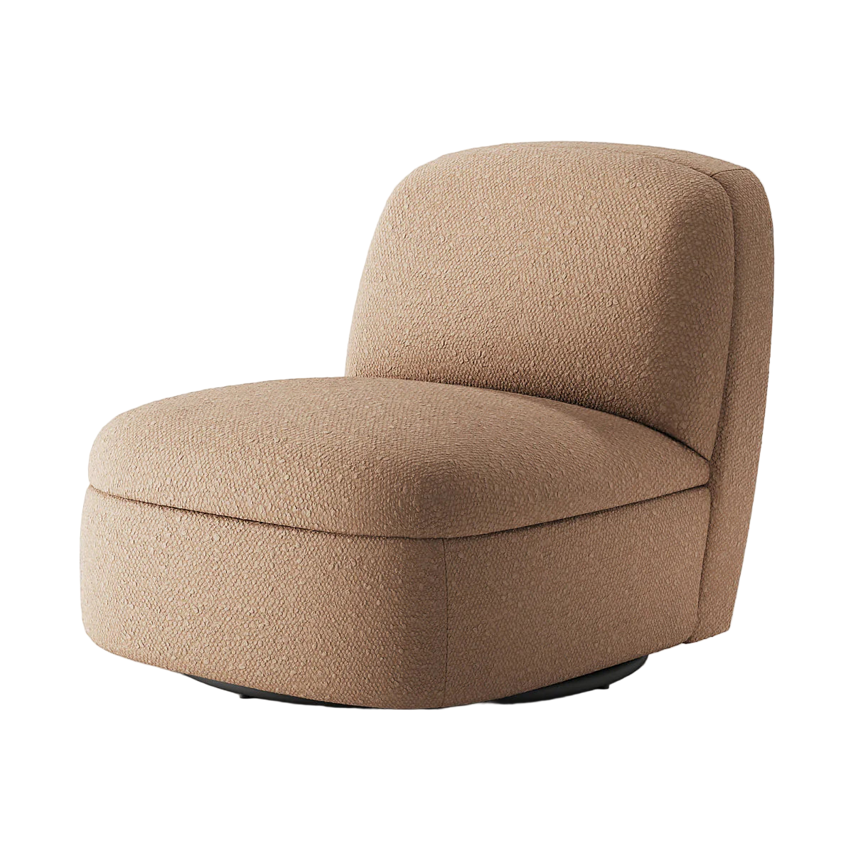 Puffy Upholstered Accent Armchair