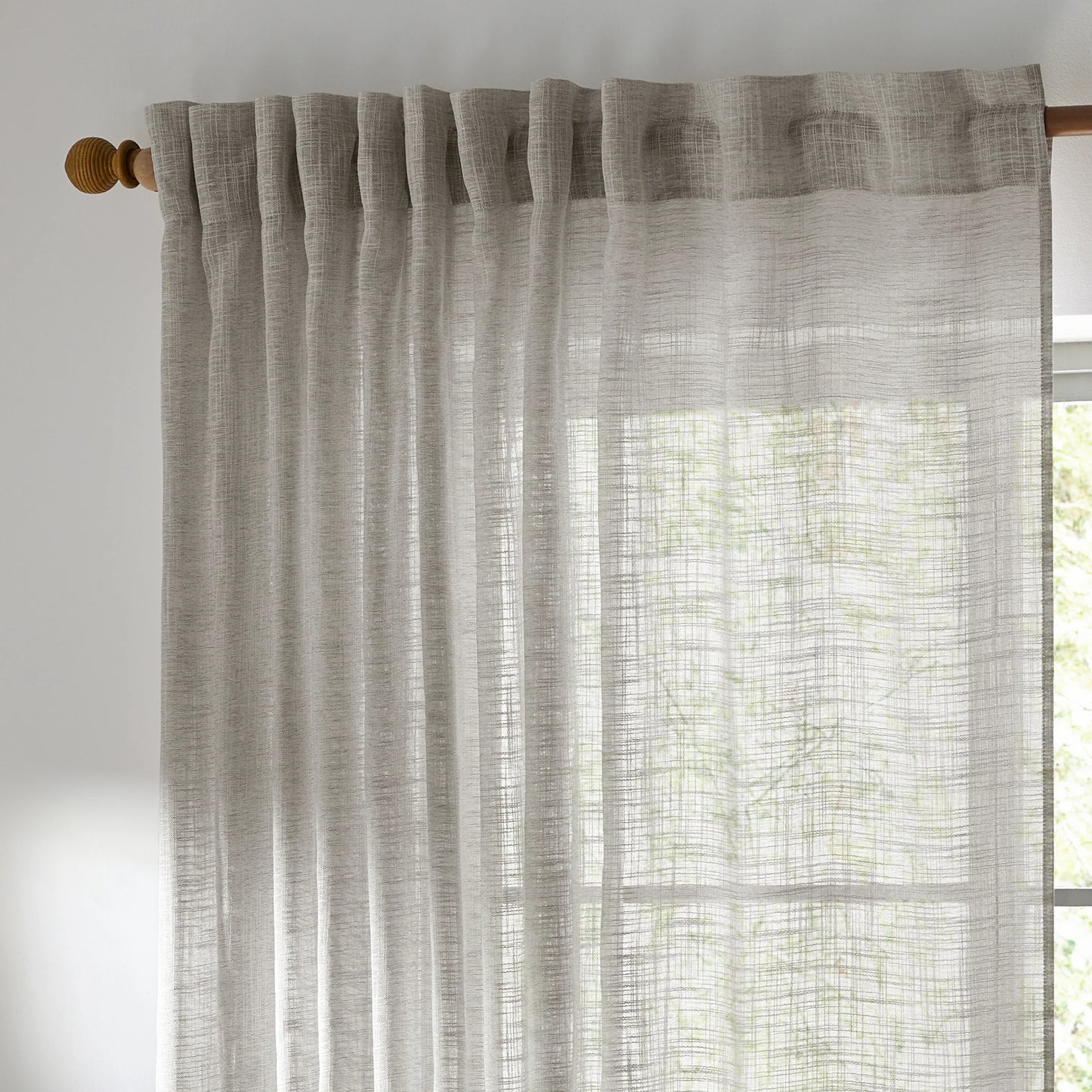 Sirius Woven Sheer Curtain (Pair)