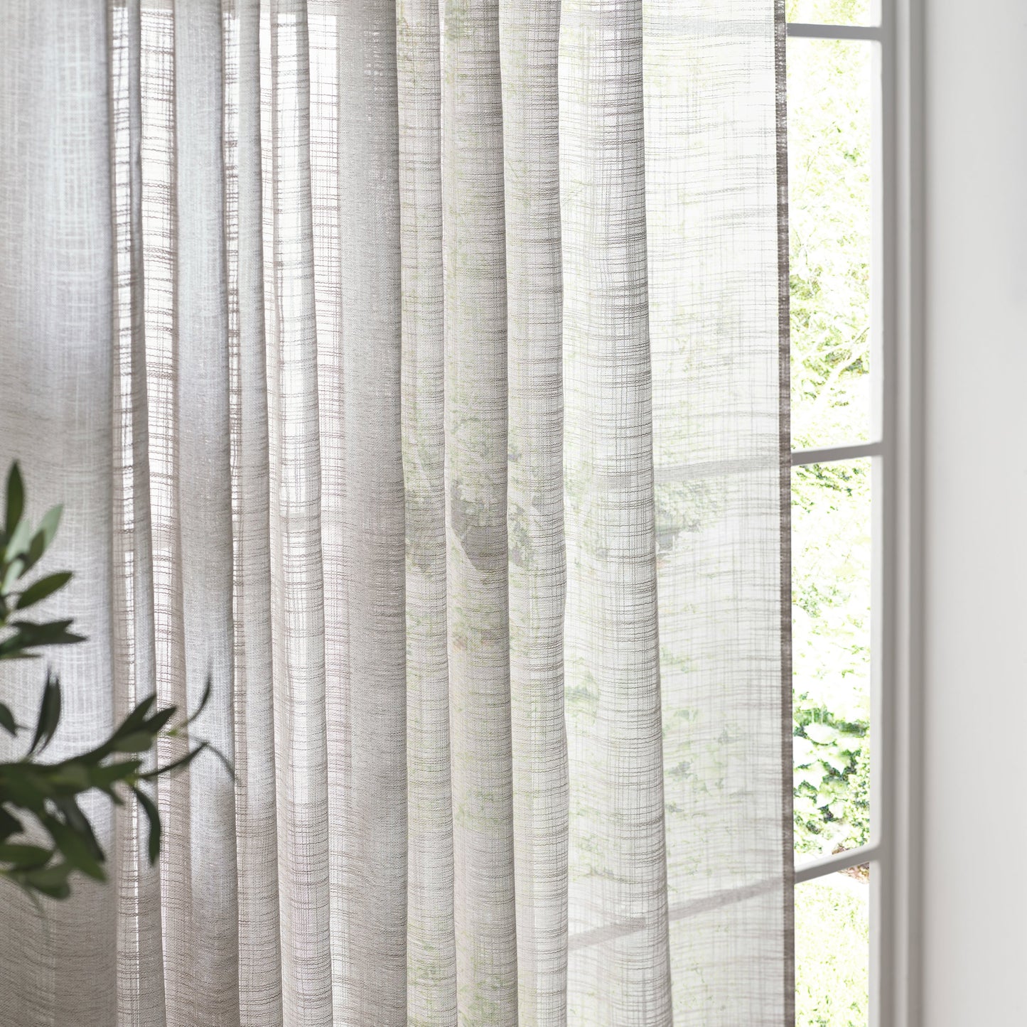 Sirius Woven Sheer Curtain (Pair)