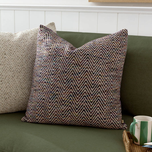 Croft Cushion Set in Ruby