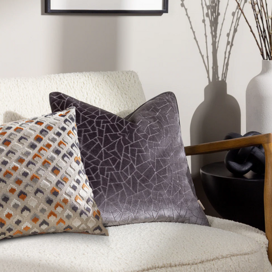 Manhattan Cushion Set in Grey
