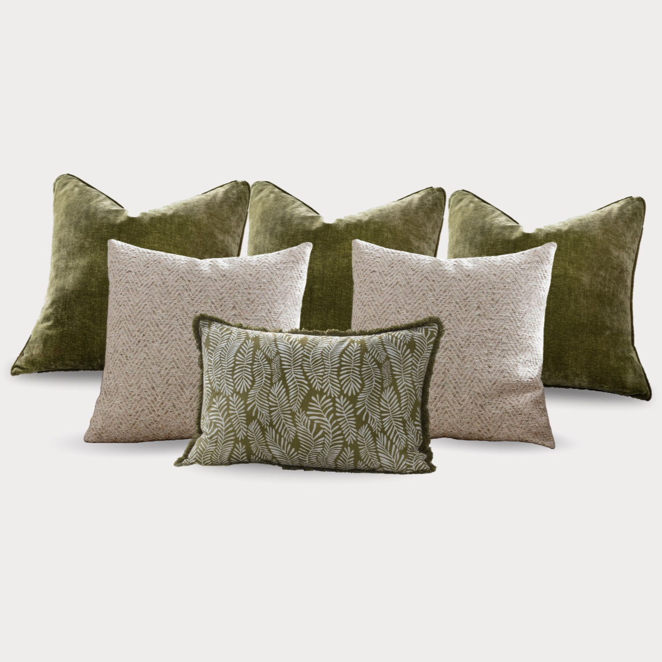 Olive Serenity Cushion Set