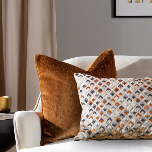 Manhattan Cushion Set in Bronze