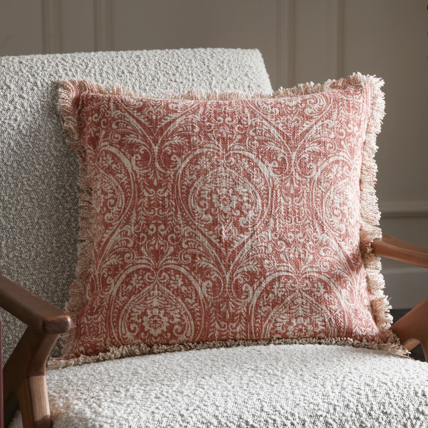 Damask Cushion Set in Pink