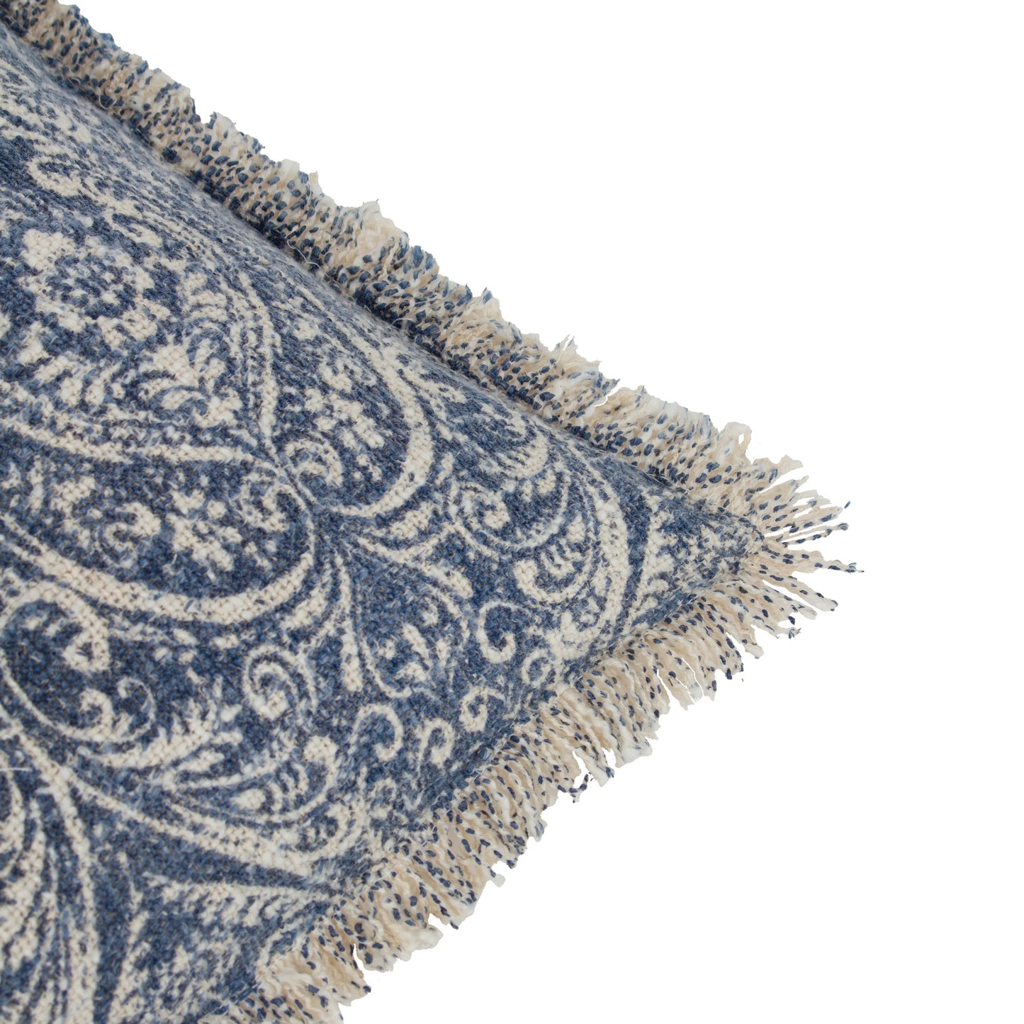 Damask Cushion Set in Blue
