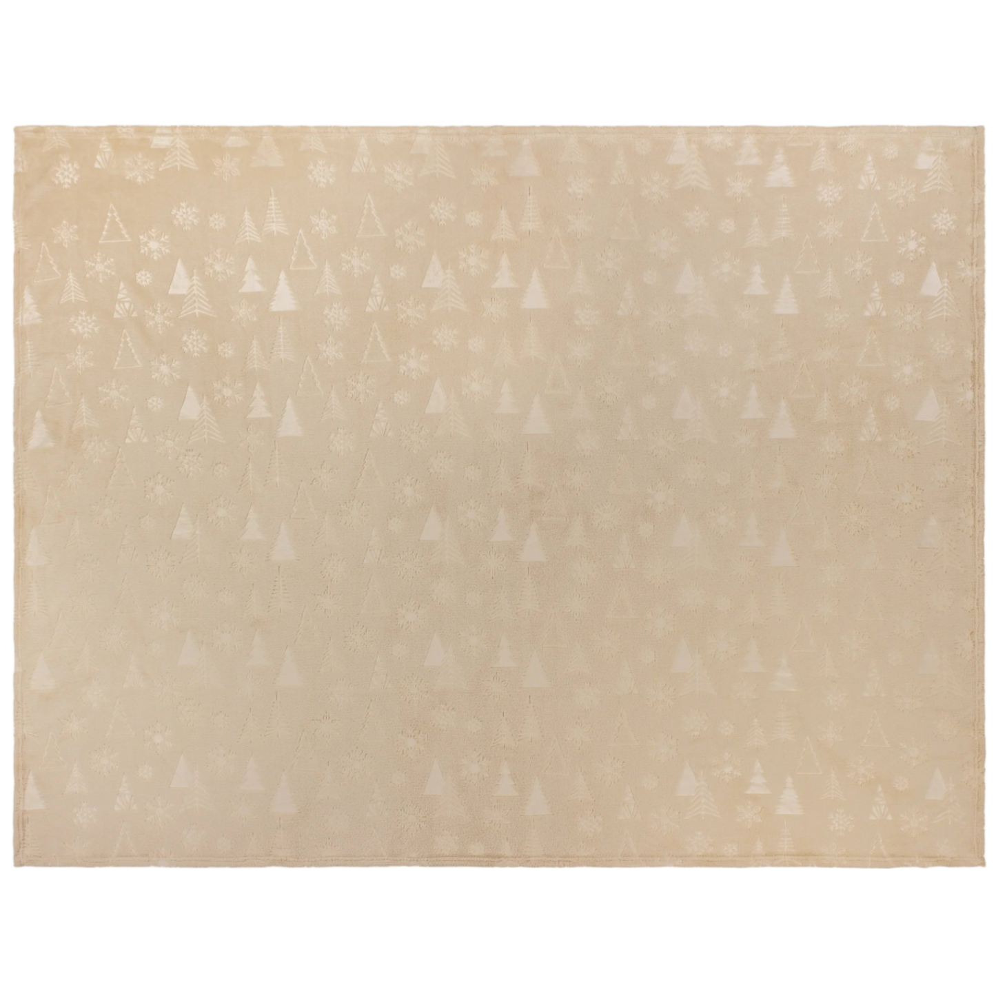 Winter Time Embossed Fleece Throw