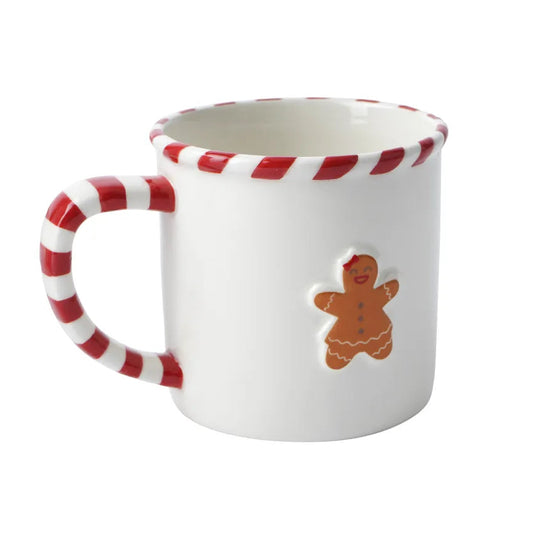 Christmas Gingerbread Lady Stoneware Mug