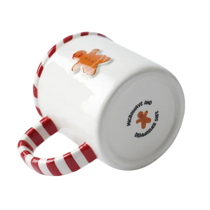 Christmas Gingerbread Lady Stoneware Mug