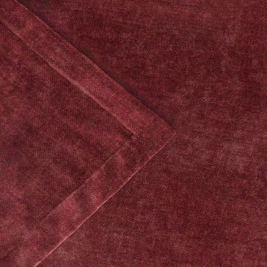 Maroon Heavy Chenille Velvet Throw