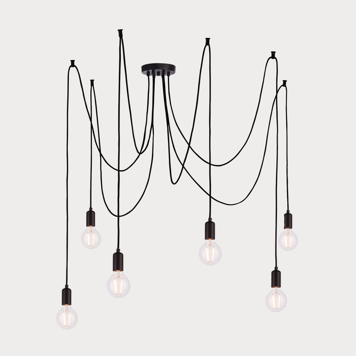 Industry 6 Cluster Pendant Light