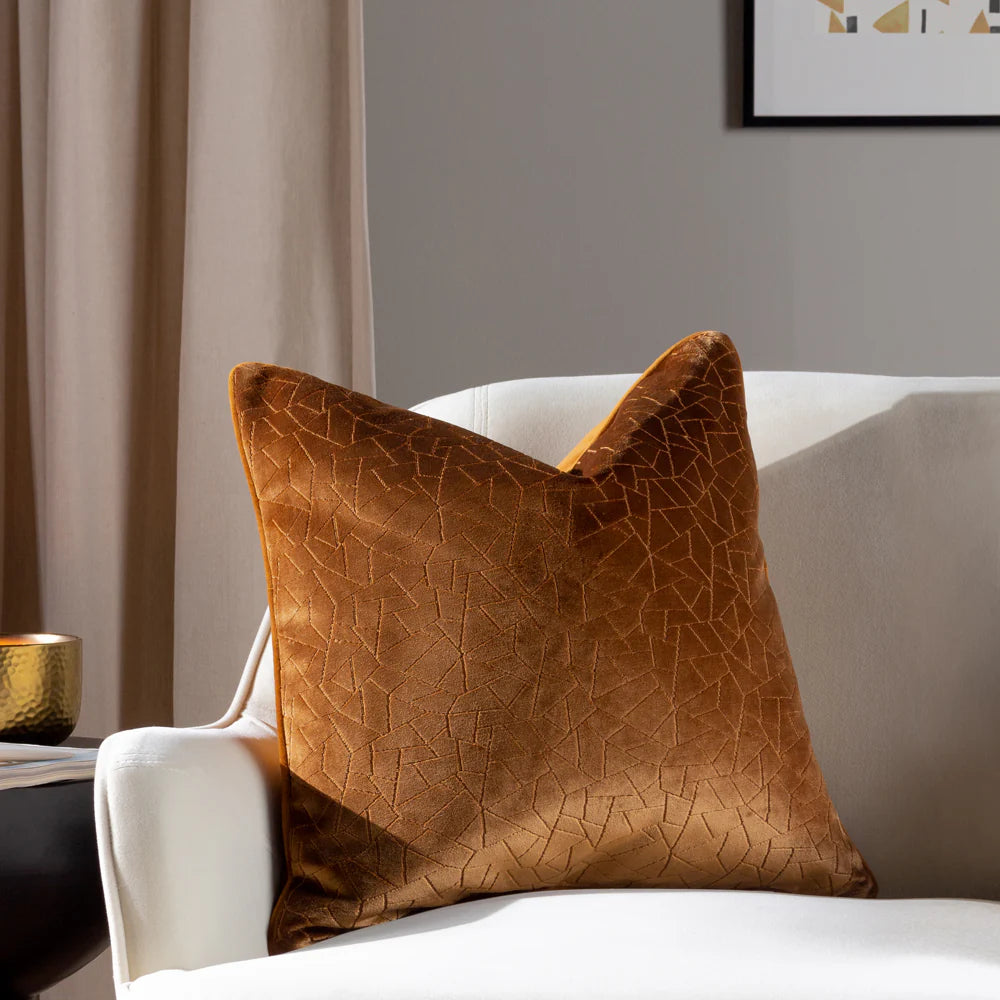 Manhattan Cushion Set in Bronze