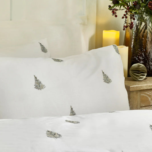 Snowy Forest Duvet cover embroidered Set