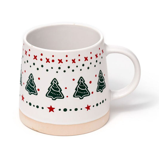 Stoneware Mug - Christmas Tree