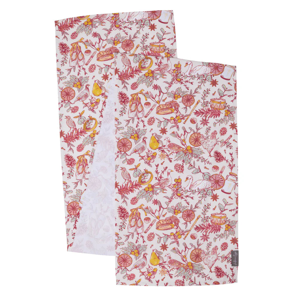 Twelve Days of Christmas Table Runner