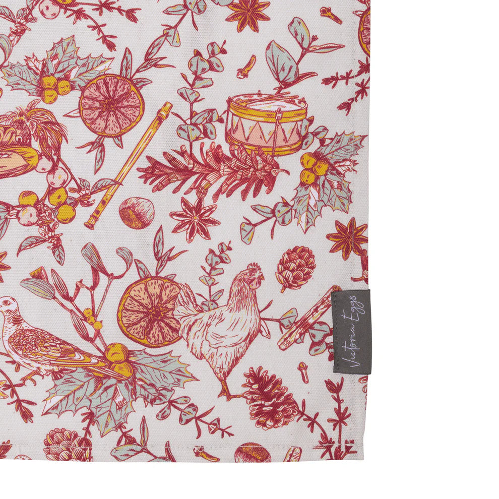 Twelve Days of Christmas Table Runner