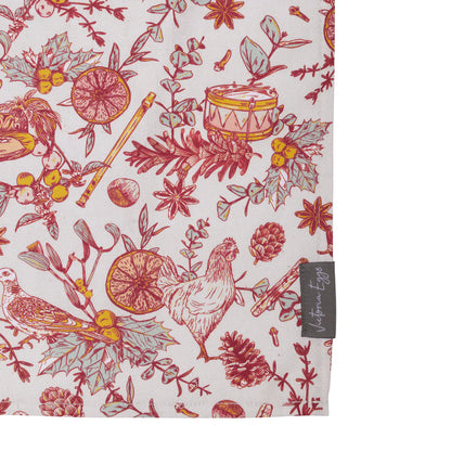 Twelve Days of Christmas Table Runner