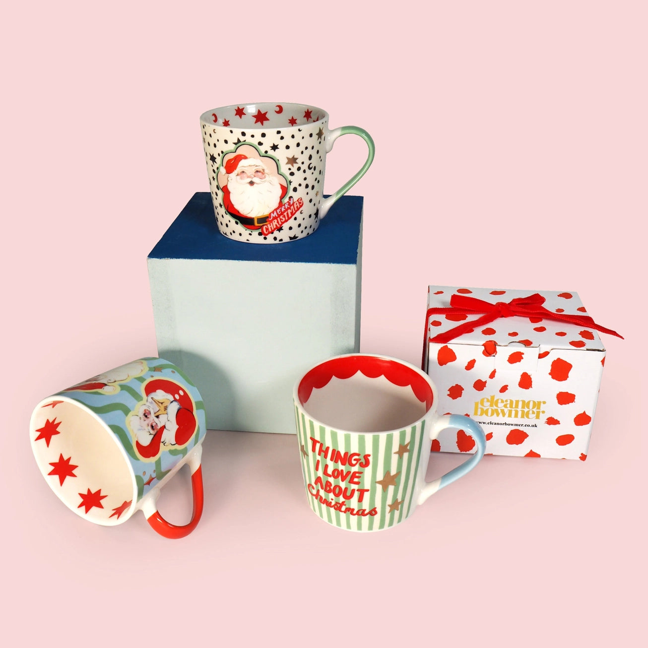 Retro Santa Christmas Mug