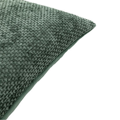Two Basketweave Chenille Cushions