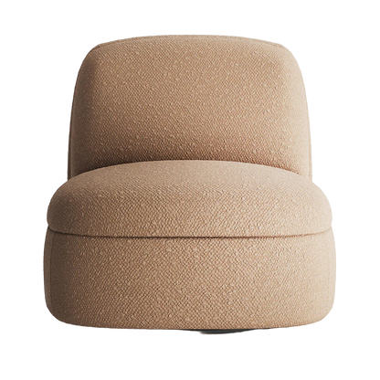 Puffy Upholstered Accent  Armchair