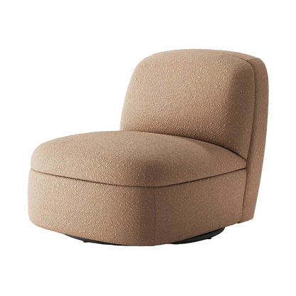 Puffy Upholstered Accent  Armchair