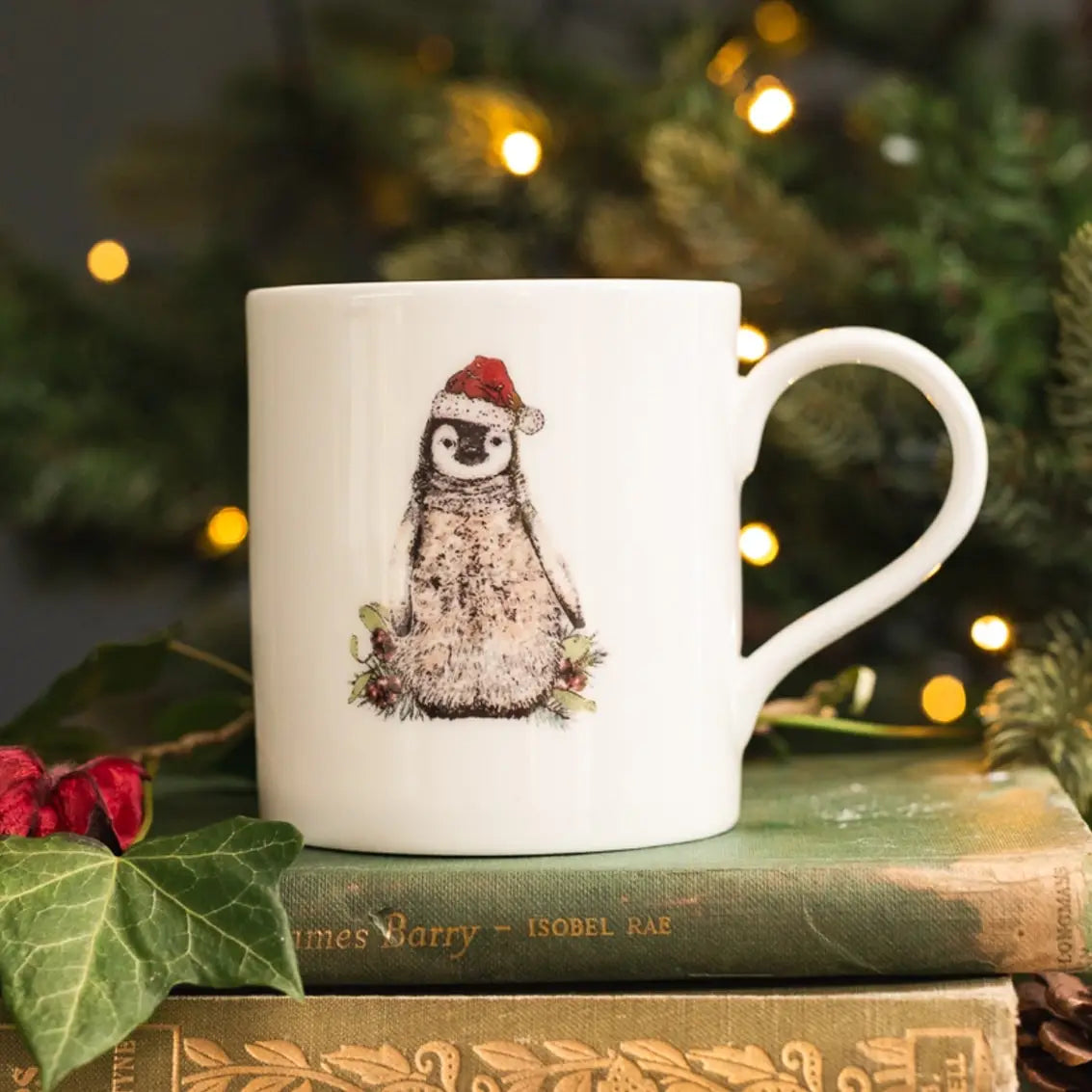 Christmas Penguin Fine Bone China Mug