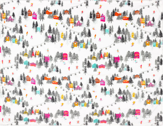 Ski Paradise Fleece Throw