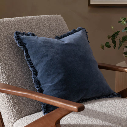 Damask Cushion Set in Blue