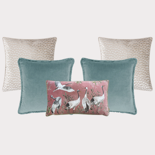 Serene Elegance Cushion Set