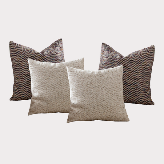 Croft Cushion Set in Ruby