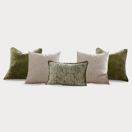 Olive Serenity Cushion Set