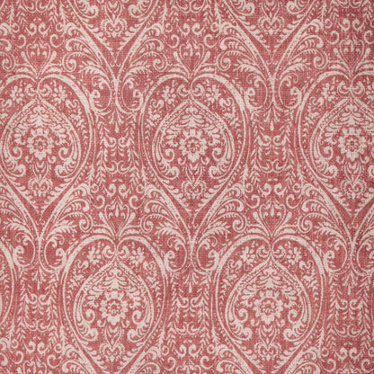 Coral Damask Printed Throw 100% Cotton