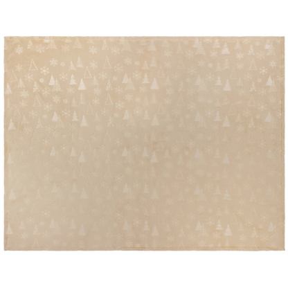 Winter Time Embossed Fleece Throw