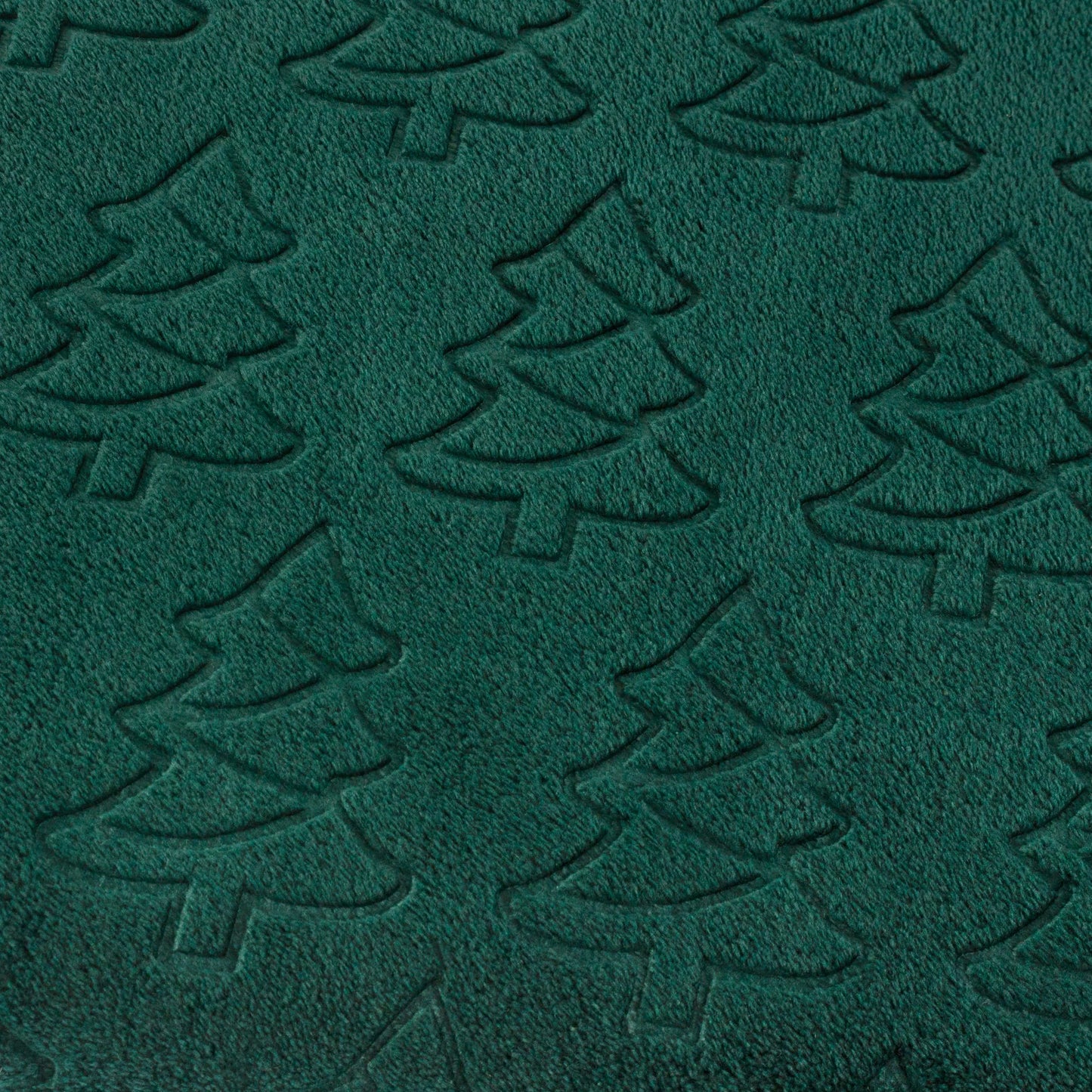 Festive Trees Embossed Fleece Throw