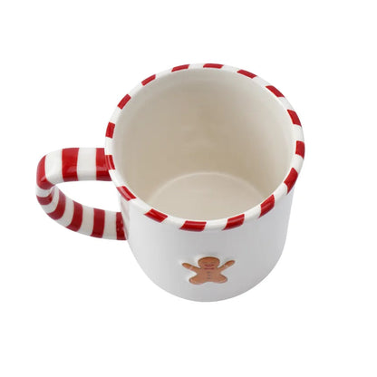 Christmas Gingerbread Man Stoneware Mug
