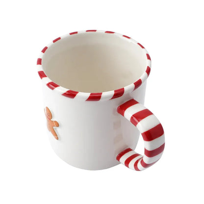 Christmas Gingerbread Man Stoneware Mug