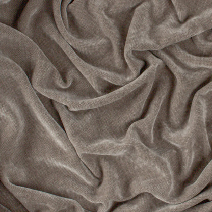 Velvet Atrium Greige Heavy Chenille Velvet Throw – ATRIUM Ambience