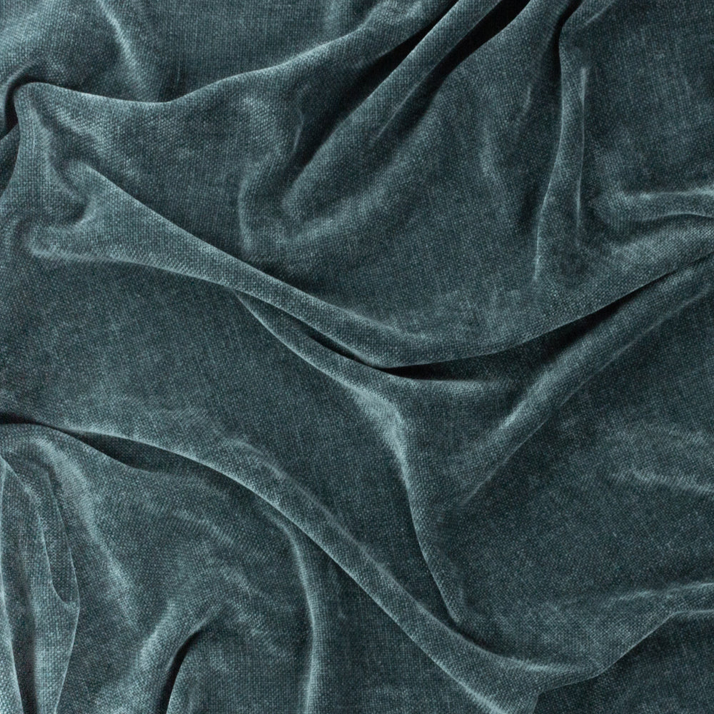 Marine Heavy Chenille Velvet Throw