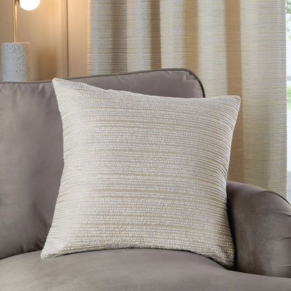 Jason Chenille Eyelet Curtains Ivory (Pair)