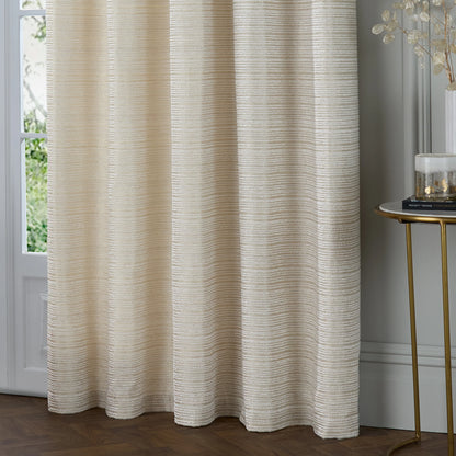 Jason Chenille Eyelet Curtains Ivory (Pair)