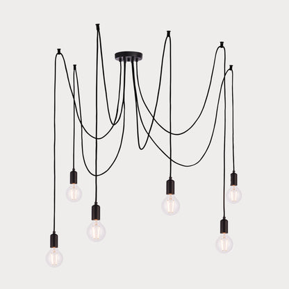 Industry 6 Cluster Pendant Light