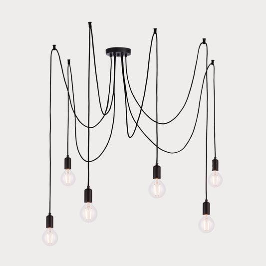 Industry 6 Cluster Pendant Light