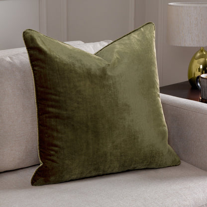 Olive Embrace Pair of Cushions