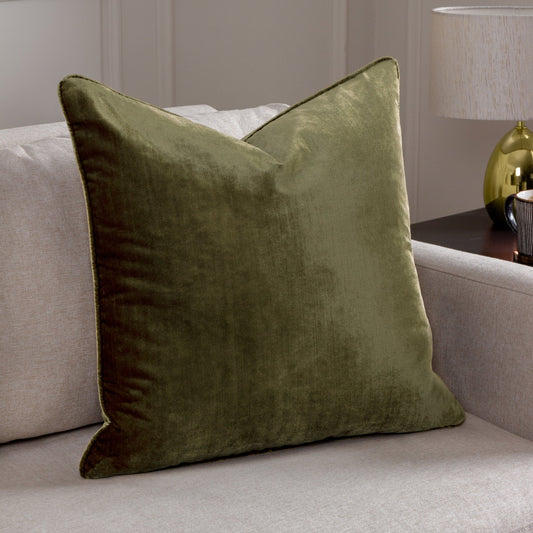 Olive Embrace Pair of Cushions