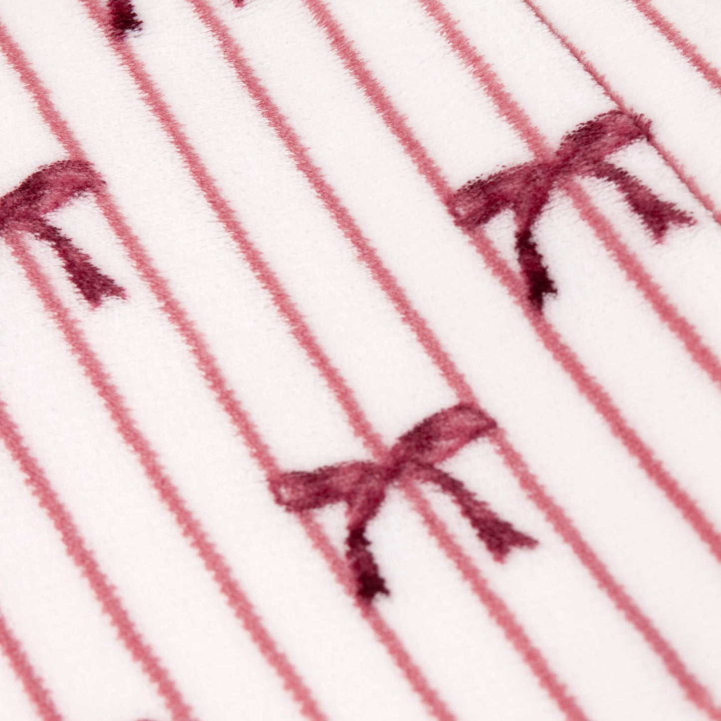 Parisian Bows Fleece Throw