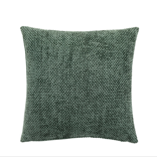 Two Basketweave Chenille Cushions