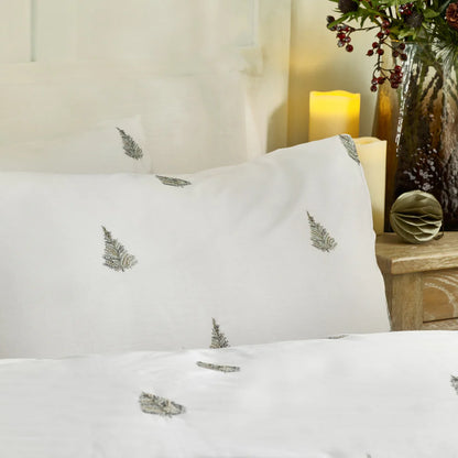 Snowy Forest Duvet cover embroidered Set