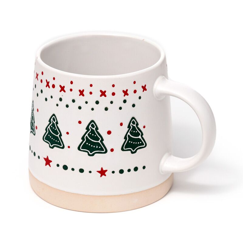 Stoneware Mug - Christmas Tree